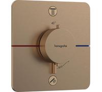 hansgrohe ShowerSelect Comfort Q thermostat, encastré, 2 consommateurs, rosace Soft Edge, 15583140