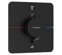 hansgrohe ShowerSelect Comfort Q thermostat, encastré, 2 consommateurs, rosace Soft Edge, 15583670