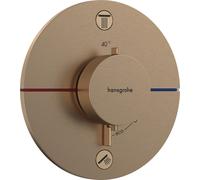 Hansgrohe Mitigeur encastré ShowerSelect Comfort S 15556140–thermostat 2 consommateurs bronze brossé