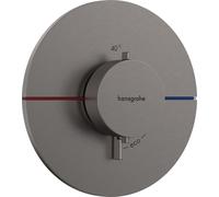hansgrohe ShowerSelect Comfort S thermostat 15559340 UP, pour 1 consommateur, chrome noir brossé