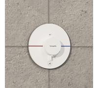 Hansgrohe Mitigeur thermostatique encastré ShowerSelect Comfort S 1 consommateur + 1 sortie, blanc mat