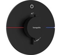 Hansgrohe Mitigeur thermostatique de douche ShowerSelect Comfort S encastré 1 sortie noir mat