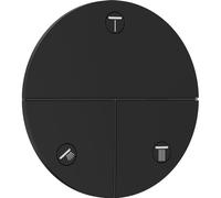 Hansgrohe Élément externe vanne encastrée ShowerSelect Comfort S 15558670, 3 sorties, noir mat