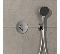 hansgrohe ShowerSelect Comfort S thermostat de douche 15556000 chromé , encastré, pour 2 consommateurs avec combinaison de sécurité intégrée