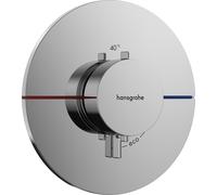 hansgrohe ShowerSelect Comfort S thermostat, encastré, 1 consommateur, rosace ronde, 15559000, Couleur: chrome