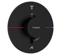 hansgrohe ShowerSelect Comfort S thermostat, encastré, 2 consommateurs, rosace ronde, 15554670