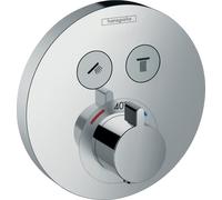 Hansgrohe ShowerSelect mitigeur bain-douche encastrée avec thermostat chrome 15743000
