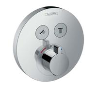 hansgrohe Douche Select S Thermostat 15743000 thermostat encastré, pour 2 Verbraucher , chromé