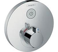 hansgrohe ShowerSelect S thermostat de douche 15744000 montage encastré, pour 1 Verbraucher , chromé