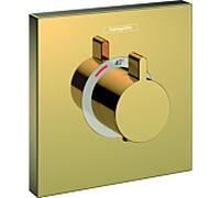 hansgrohe ShowerSelect Set de finition haut débit 15760990 thermostat encastré, optique or poli