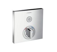 hansgrohe ShowerSelect Set de finition pour mitigeur mécanique encastré avec robinet d'arrêt , chromé, 15767000