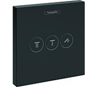 hansgrohe ShowerSelect set de montage final 15764670 valve encastrée, 3 Verbraucher , noir mat