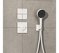 hansgrohe ShowerSelect thermostat Comfort E 15575700 UP, pour 1 Verbraucher et une sortie supplémentaire, blanc mat