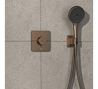 hansgrohe ShowerSelect thermostat Comfort Q 15583140 UP, pour 2 Verbraucher , sans combinaison de sécurité EN 1717, bronze brossé