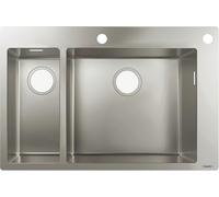 Hansgrohe ShowerTablet évier en acier inoxydable 75.5x50 cm 43310800