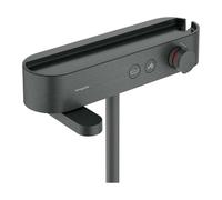 Hansgrohe ShowerTablet Select - Mitigeur thermostatique de baignoire, chrome noir brossé 24340340