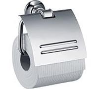 hansgrohe support de papier Axor Montreux 42036000 avec un couvercle en métal, chromé