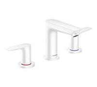 hansgrohe Talis E avec garniture de vidage lavabo 3 trous 71733700 avec garniture de vidage , blanc mat