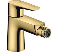hansgrohe Talis E mélangeur de bidet à levier unique, déchets pop-up, 71720990, Couleur: Optique en or poli