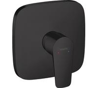 hansgrohe Talis E mitigeur de douche à levier unique encastré, 71765670, Couleur: noir mat