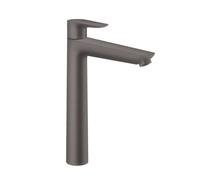 Hansgrohe Talis E - Mitigeur de lavabo avec tirette de vidage, noir chromé brossé 71716340