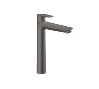 Hansgrohe Mitigeur de lavabo sur pied Talis E bec haut 240 sans vidage Chrome noir brossé