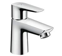 hansgrohe Talis E - Mitigeur de lavabo eau froide sans tirette ni vidage, Robinet de salle de bain avec hauteur sous bec 80 mm, économie d'eau (EcoSmart), Chromé