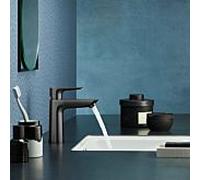hansgrohe Talis E mitigeur lavabo 71710340 avec garniture de vidage, chrome noir brossé
