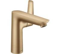 hansgrohe Talis E mitigeur lavabo 71754140 avec garniture de vidage, saillie 141 mm, bronze brossé