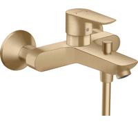 hansgrohe Talis E mitigeur monocommande de bain en saillie, profondeur de la gorge 194mm, 71740140, Couleur: bronze brossé