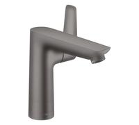 hansgrohe Talis E, mitigeur monocommande de lavabo 150, vidage automatique, saillie de 141 mm, 71754340, Couleur: Chrome noir brossé