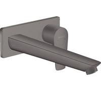 hansgrohe Talis E mitigeur monocommande de lavabo encastré, montage mural, robinet à crépine déverrouillable, saillie de 225 mm, 71734340
