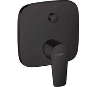 hansgrohe Talis E Set de finition mitigeur bain/douche encastré, noir mat, 71474670