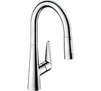 hansgrohe Talis Robinet de cuisine M51 72817000 avec douchette extractible, 2jets, 4,7 l/min, chromé