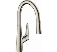Hansgrohe hansgrohe Mitigeur évier 200 Talis M51 EcoSmart avec douchette, 2 jets, 4,7 l/m, aspect inox Quantité:1
