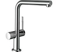 Hansgrohe Mitigeur d'évier Talis M54-270 – 1 jet, vanne d'arrêt, chrome 72827000