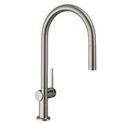 hansgrohe Talis M54 Mitigeur de cuisine pivotant, avec douchette extractible, 72802800,