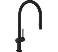 Hansgrohe Mitigeur monocommande de cuisine Talis M54 douche extractible 2 jets sBox noir mat 72801670
