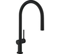 Hansgrohe Mitigeur de cuisine Talis M54-210 sur pied, bec extractible 1 jet, noir mat 72802670