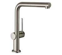 hansgrohe Talis M54 Mitigeur de cuisine pivotant avec EcoSmart, avec douchette extractible, 72845800,