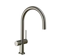 hansgrohe Talis M54 Mitigeur monocommandé pour cuisine 220, robinet darrêt pour appareil, 1jet, 72805800, Couleur: acier inoxydable