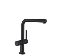 hansgrohe Talis M54 Mitigeur monocommandé pour cuisine U 270, robinet darrêt pour appareil, 1jet, 72827670, Couleur: noir mat