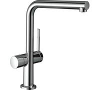 hansgrohe Talis M54 Mitigeur monocommandé pour cuisine U 270, robinet darrêt pour appareil, 1jet, 72827000, Couleur: chrome