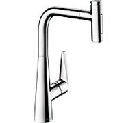 Mitigeur de cuisine HANSGROHE Talis Select M51 - Douchette extractible 2 jets - 7282