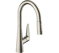 hansgrohe Talis S M51 Mitigeur monocommandé pour cuisine 200, douchette extractible, 2 jets, 72813800