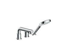 hansgrohe Talis S mitigeur bain 3 trous 72416000 DN 15, saillie 200 mm, chromé