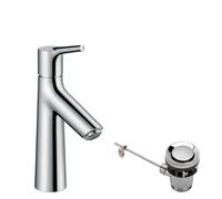 hansgrohe Talis S Mitigeur de lavabo 100, avec tirette et vidage, chromé, 72020000