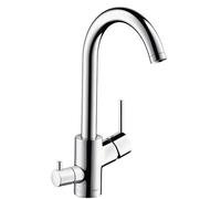hansgrohe Talis S² Variarc Mitigeur monocommande de cuisine 270, robinet d'arrêt, 1 jet, chromé, 14875000