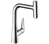Hansgrohe Talis Select M51 - Mitigeur d'évier M5117-H220 avec douchette extractible, sBox, chrome 73868000