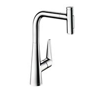 Hansgrohe Talis Select M51 - Mitigeur d'évier M5117-H300 avec douchette extractible, sBox, chrome 73867000